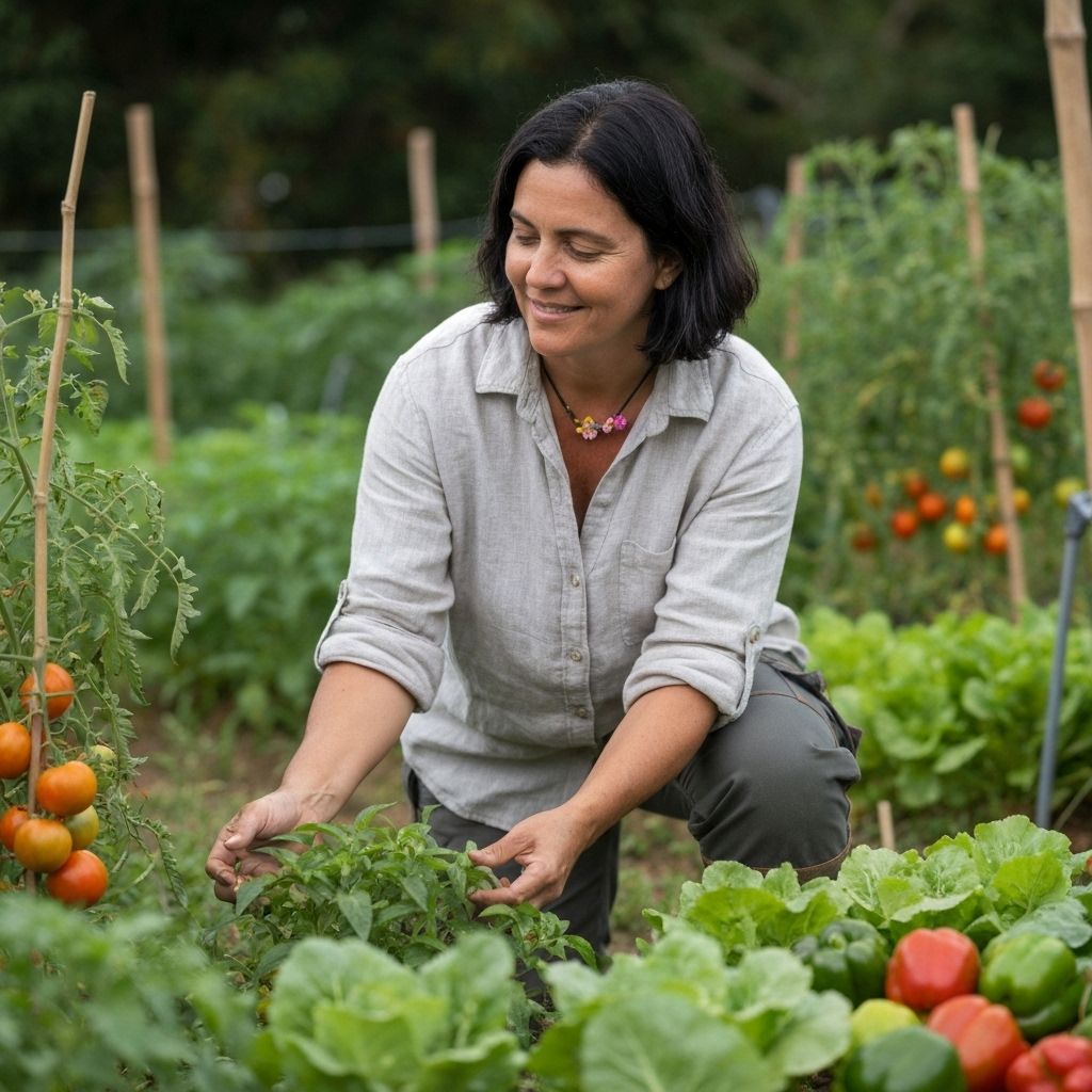 Goiânia/GO trabalhando com agricultura orgânica