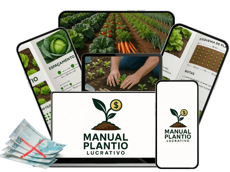 Manual Plantio Lucrativo - Mockup Completo